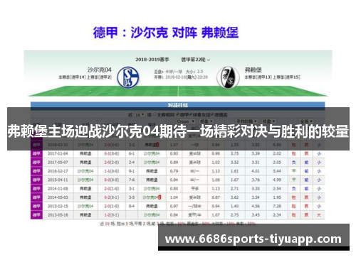 弗赖堡主场迎战沙尔克04期待一场精彩对决与胜利的较量